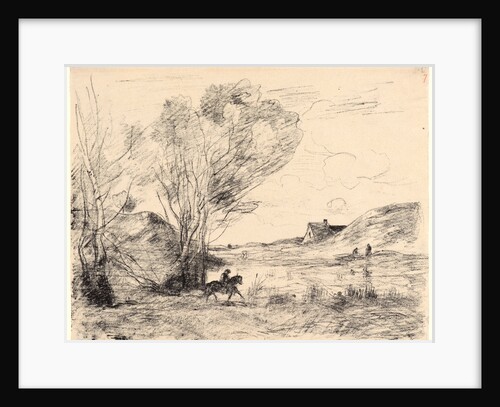 Rider in the Reeds, 1871 by Jean-Baptiste-Camille Corot