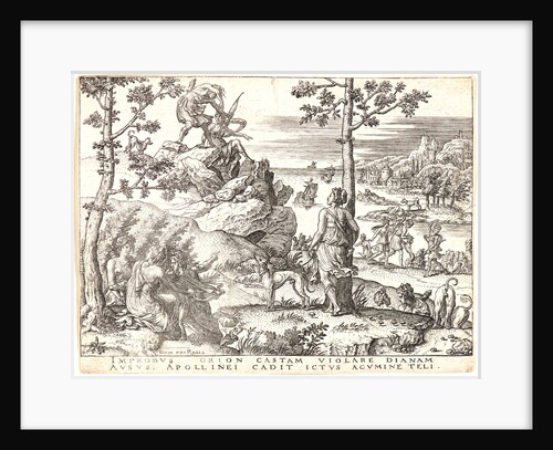 Orion Killed by Apollo, 16th century by Etienne Delaune