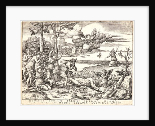 Diana Deploring the Death of Orion, 16th century by Etienne Delaune