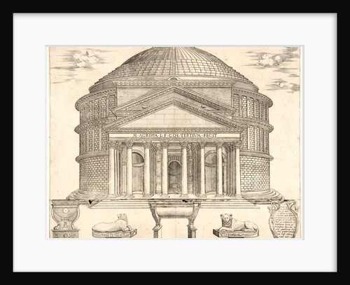 Pantheum Romanum.., 1549 by Nicolas Béatrizet