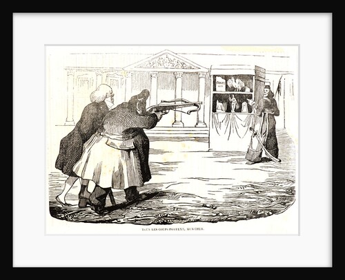 Tous les coups portent, mon cher!, 1834 by Honoré Daumier