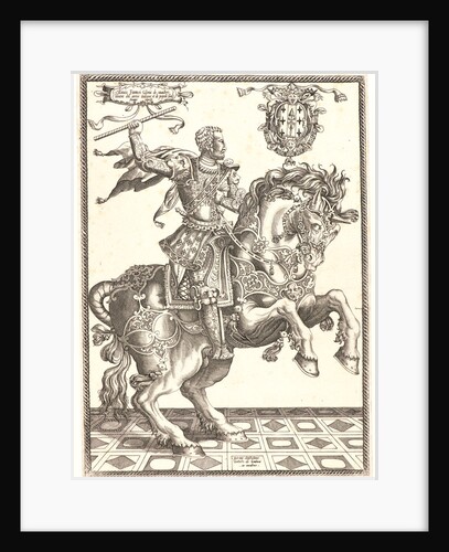 Equestrian Portrait of Ottavio Farnese, ca. 1550-1560 by Cristofano Bertelli