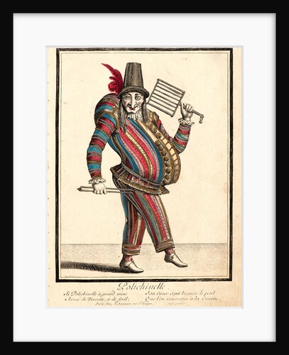 Polichinelle, ca. 1680-1690 by Nicolas Bonnart