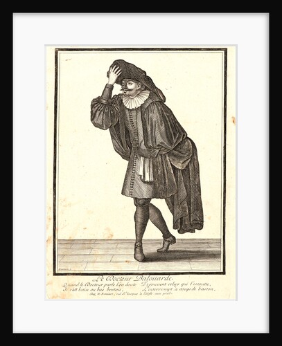 Le Docteur Balouarde, ca. 1680-1690 by Nicolas Bonnart