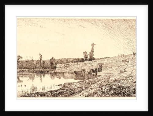 L'Etang de Frignon, 1862 by Adolphe Appian
