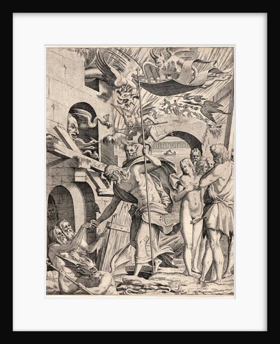 Christ in Limbo, ca. 1547 by Monogrammist L. D.