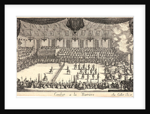 Le Combate, 17th century by Jacques Callot