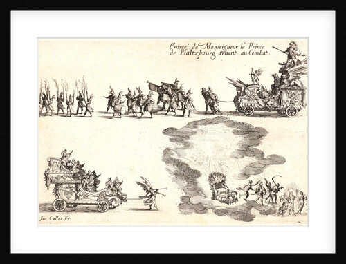 Entree du Prince de Pfalzbourg, 17th century by Jacques Callot