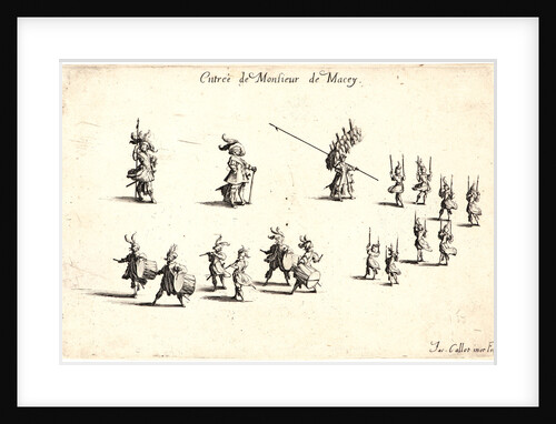 Entree de M. de Macey, 17th century by Jacques Callot