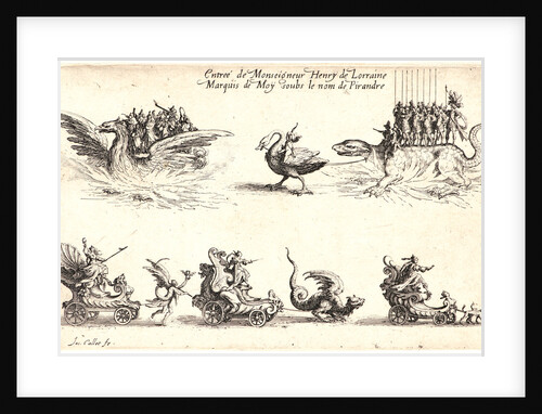 Entree de Monseigneur Henri de Lorraine, 17th century by Jacques Callot