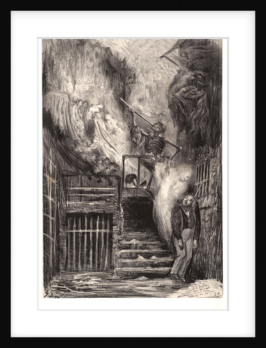 The Death of Gérard de Nerval (La Rue de la Vieille Lanterne, La Mort de Gérard de Nerval), 1855 by Gustave Doré