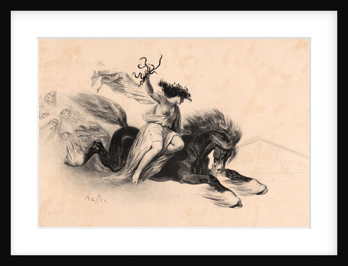 Affiche pour la Némésis de Auguste- Marsielle Barthélemy, 1835 by Auguste Raffet