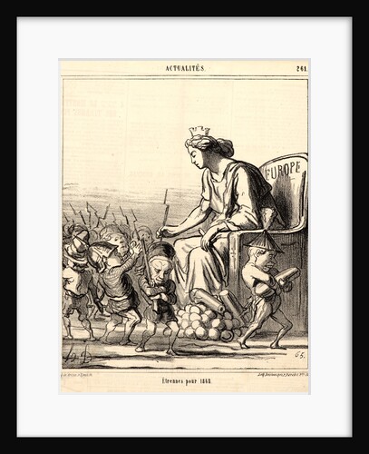 Etrennes Pour 1868, 1867 by Honoré Daumier