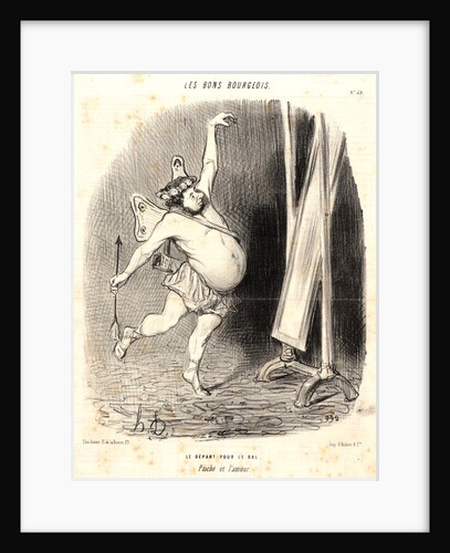 Le Depart pour le Bal, 1847 by Honoré Daumier
