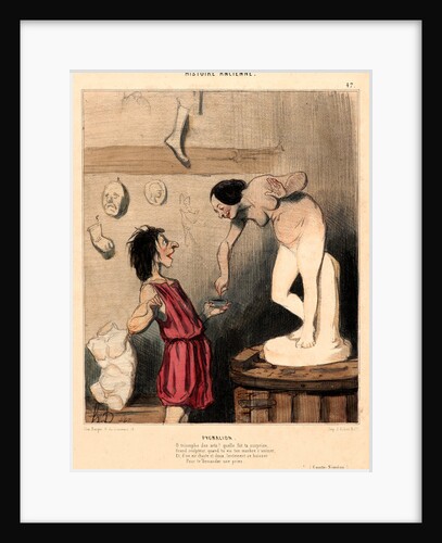 Pygmalion, 1842 by Honoré Daumier