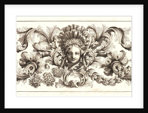 Plate 5 from the set of Twelve Ornament Friezes, ca. 1670 by Domenico Bonavera