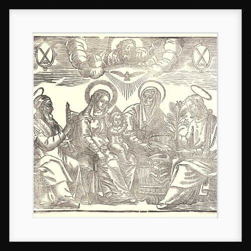 Holy Family, 16th century (restrike printed 19th or 20th century) by Anonymous