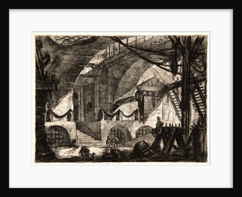 The Sawhorse, 1761 by Giovanni Battista Piranesi