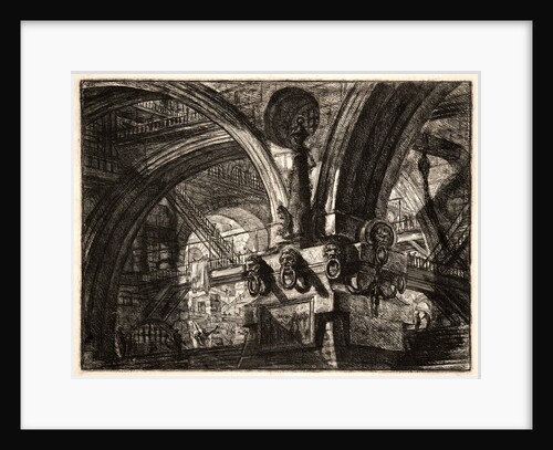 The Pier with a Lamp, 1761 by Giovanni Battista Piranesi