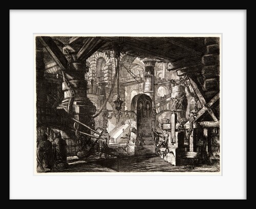 The Pier with Chains, 1761 by Giovanni Battista Piranesi