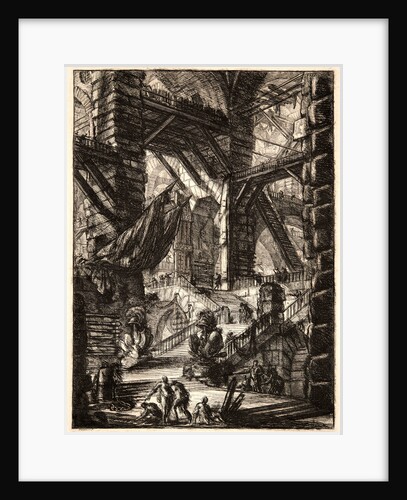 The Staircase with Trophies, 1761 by Giovanni Battista Piranesi
