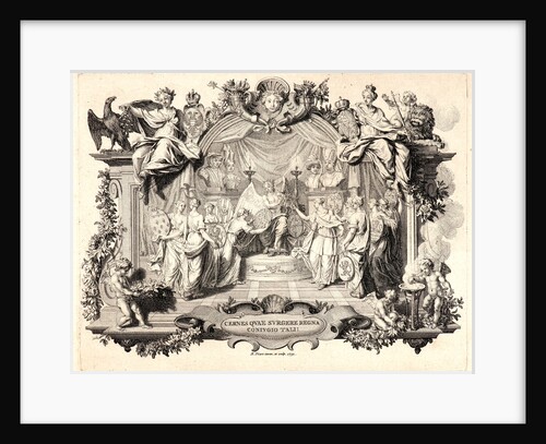 Cernes Quae Surgere Regna / Coniugio Tali!, 1732 by Bernard Picart