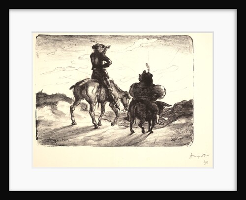 Don Quixote and Sancho Panza, 1890 by Louis Anquetin