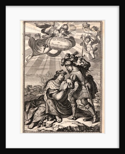 Title page for Joan of Arc, or France Liberated (La Pucelle ou La France delivrée), ca. 1657 by Abraham Bosse