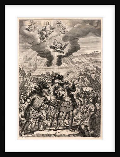 Joan Surrounded by Her Soldiers, ca. 1657 by Abraham Bosse
