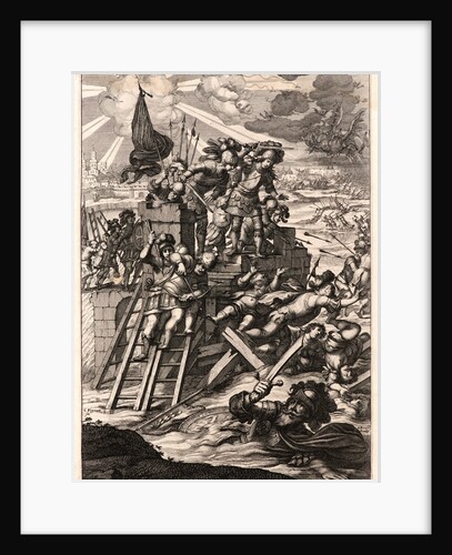 Joan Drives back the English, ca. 1657 by Abraham Bosse