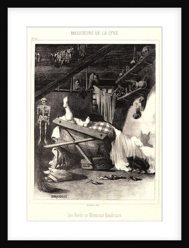 The Nights of Mr. Baudelaire (Les Nuits de Monsieur Baudelaire), 1861 by Durandeau
