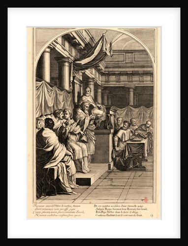 The Life of Saint Bruno, or The Founding of the Carthusian Order, Plate 13, 17th-18th century by Anonymous