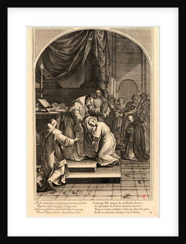 The Life of Saint Bruno, or The Founding of the Carthusian Order, Plate 14, 17th-18th century by Anonymous