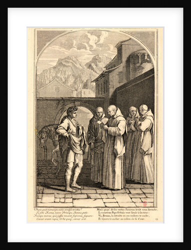 The Life of Saint Bruno, or The Founding of the Carthusian Order, Plate 15, 17th-18th century by Anonymous