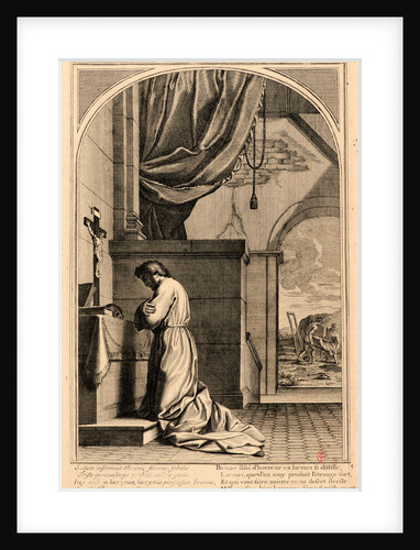 The Life of Saint Bruno, or The Founding of the Carthusian Order, Plate 4, 17th-18th century by Anonymous