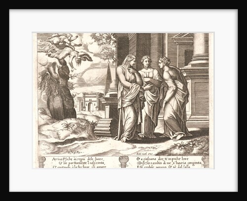 Psyche Telling Her Misfortunes to Her Sisters, ca. 1532-1533 by Master of the Die