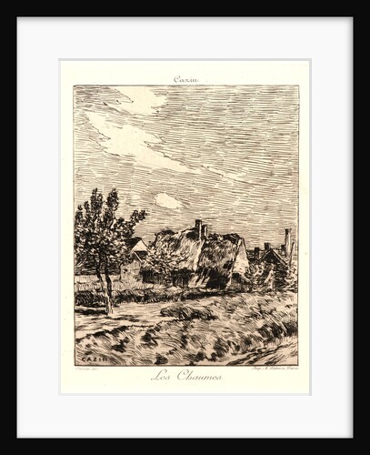 Thatched Houses (Les Chaumes), ca. 1865-1885 by Jean Charles Cazin