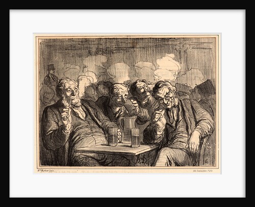 The Politicians' Corner (Le Coin des Politiques), 1863 by Honoré Daumier
