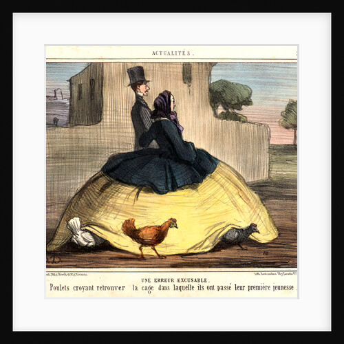 Une Erreur Excusable, 1857 by Honoré Daumier