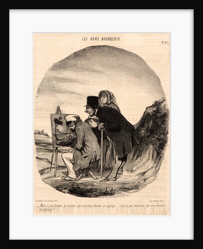 Mais si, ma femme, je t'assure.., 1846 by Honoré Daumier