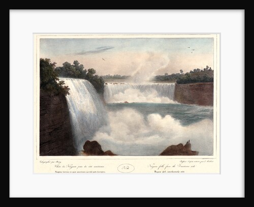 Niagara Falls from the American Side, 1827-1828 by Isidore-Laurent Deroy