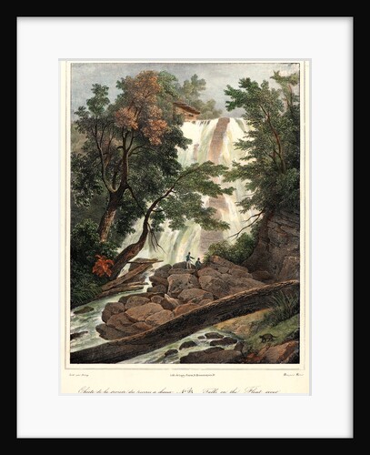 Falls on the Flint River, ca. 1827-1828 by Louis-Pierre-Alphonse Bichebois