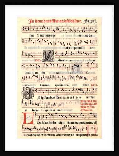 Leaf from a French Psalter, 1551 by Anonymous