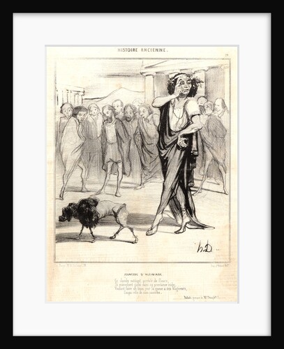 Jeunesse d'Alcibiade, 1842 by Honoré Daumier