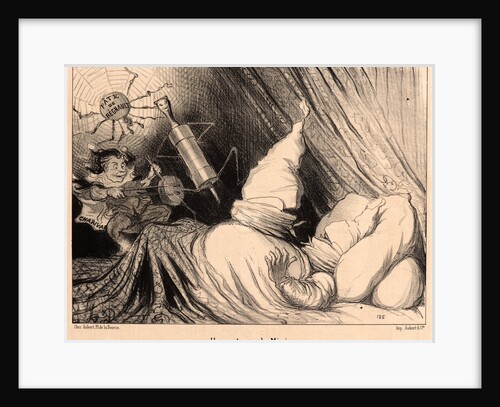 Un Cauchemar de Mimi, 1850 by Honoré Daumier