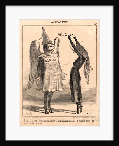 Sainte Rosette Tamisier.., 1851 by Honoré Daumier
