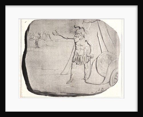 La Colère d'Agamemnon, 1842 by Honoré Daumier