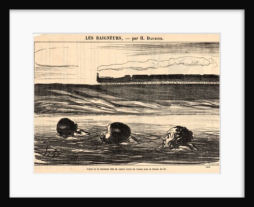 Ayant eu la vaniteuse idée de vouloir.., 1864 by Honoré Daumier