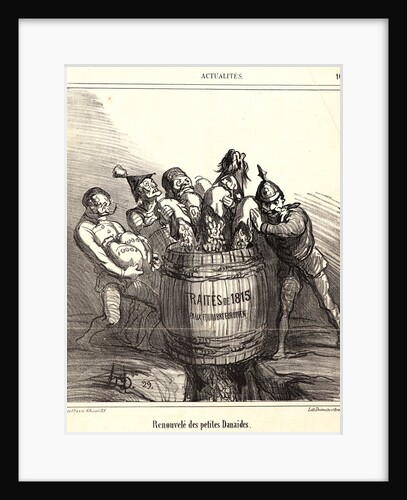 Renouvelé des petites Danai¨des, 1866 by Honoré Daumier
