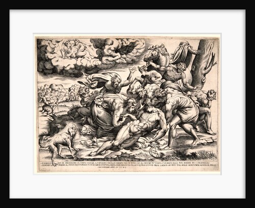 The Death of Meleager, 1543 by Nicolas Béatrizet